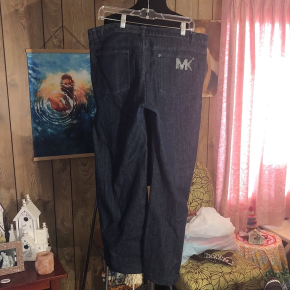 Michael Kors Plus Size Blue Jeans - Picture 7 of 12